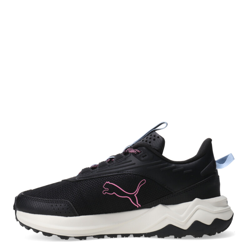 Championes de Mujer Puma Negro - Rosado - Celeste