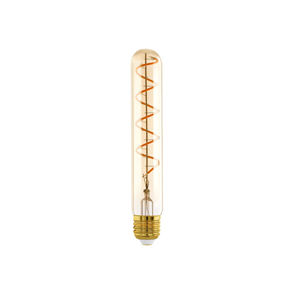 Lámpara LED tubo filamento spiral ámbar dim 4W 1600K EG5364