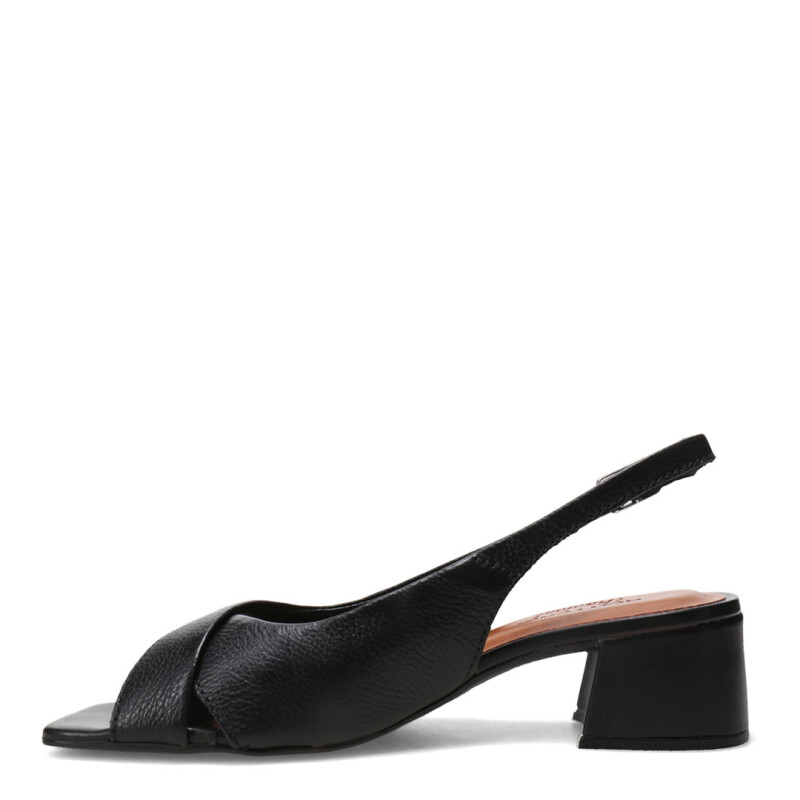 Sandalias de Mujer Bottero Cruzada Con Tira Trasera Negro