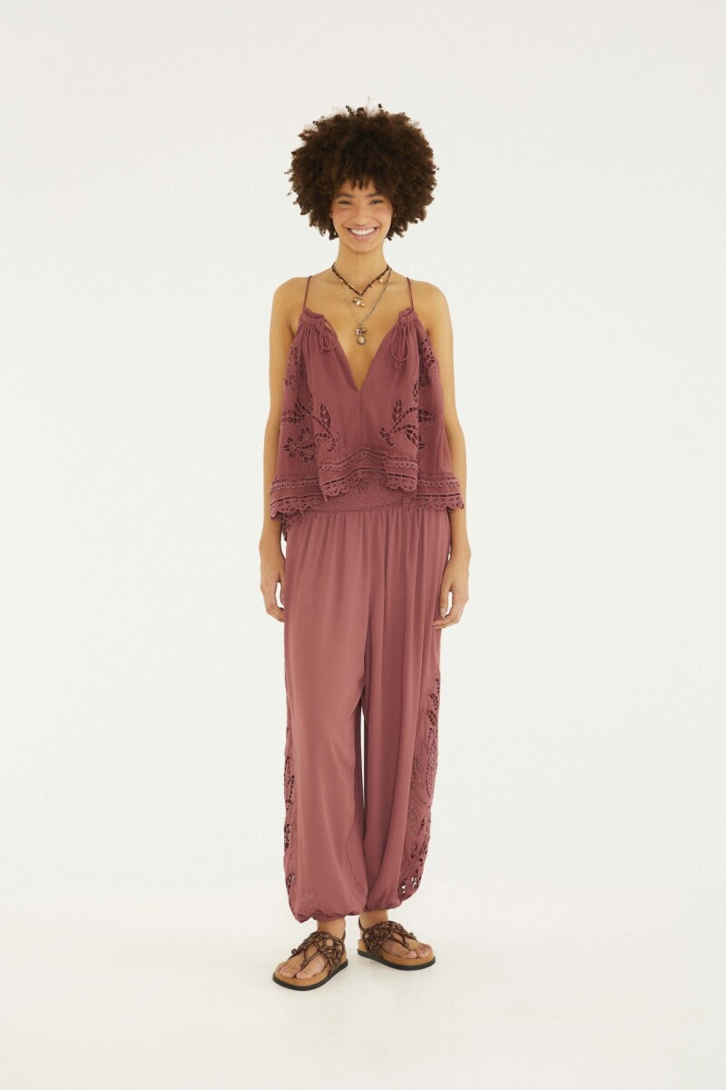 PANTALON Bordo