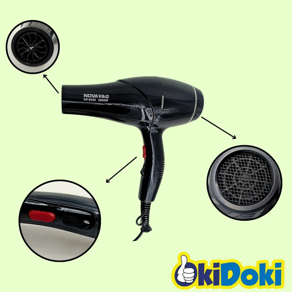 Secador de pelo Nova V&g, 5000w Secador de pelo Nova V&g, 5000w