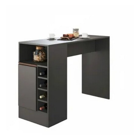 MESA COMPLEMENTO GOURMET CON PUERTA Y ESTANTE. ARTECAS NEGRA MESA COMPLEMENTO GOURMET CON PUERTA Y ESTANTE. ARTECAS NEGRA