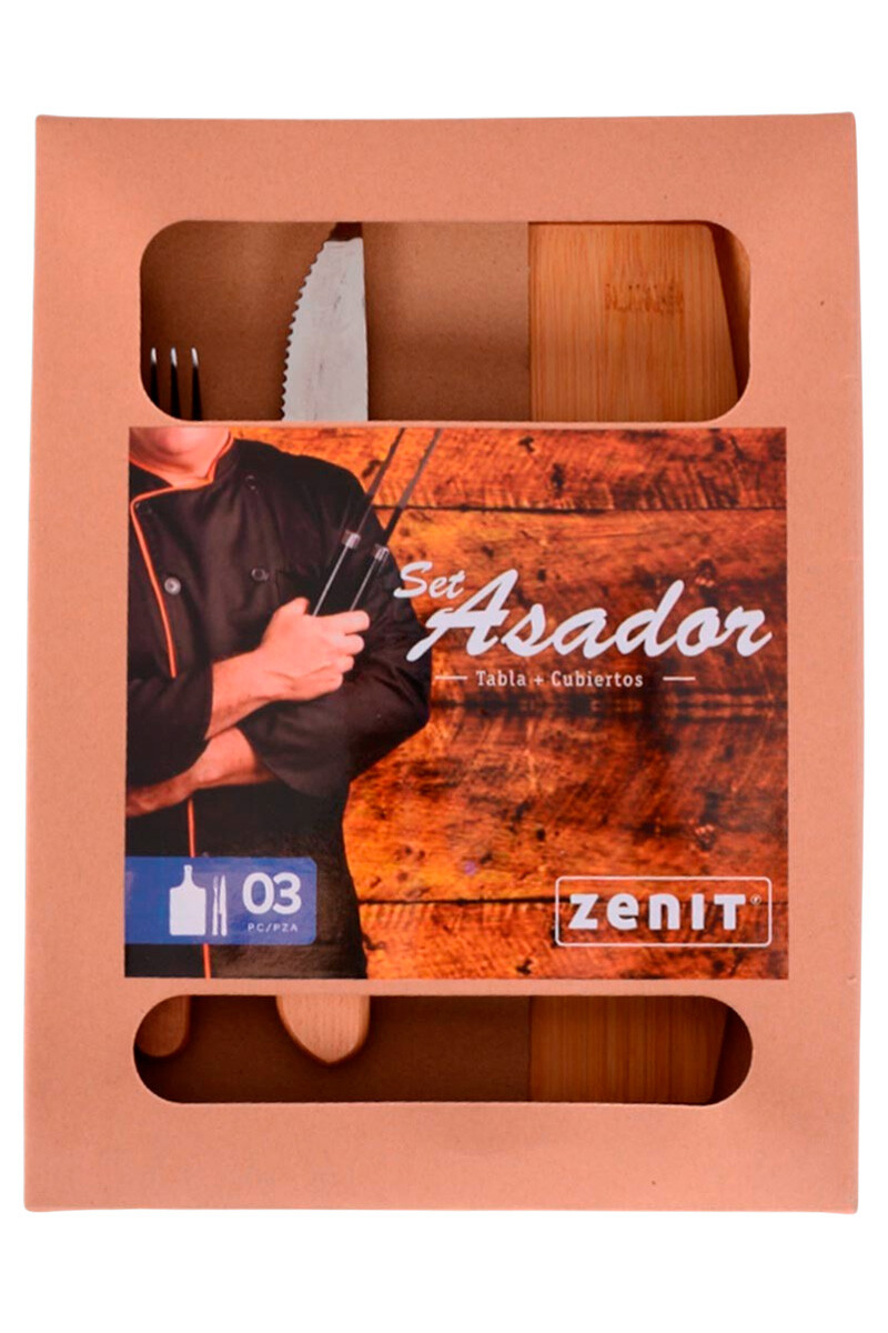 SET ASADOR TABLA + CUBIERTOS SET ASADOR TABLA + CUBIERTOS