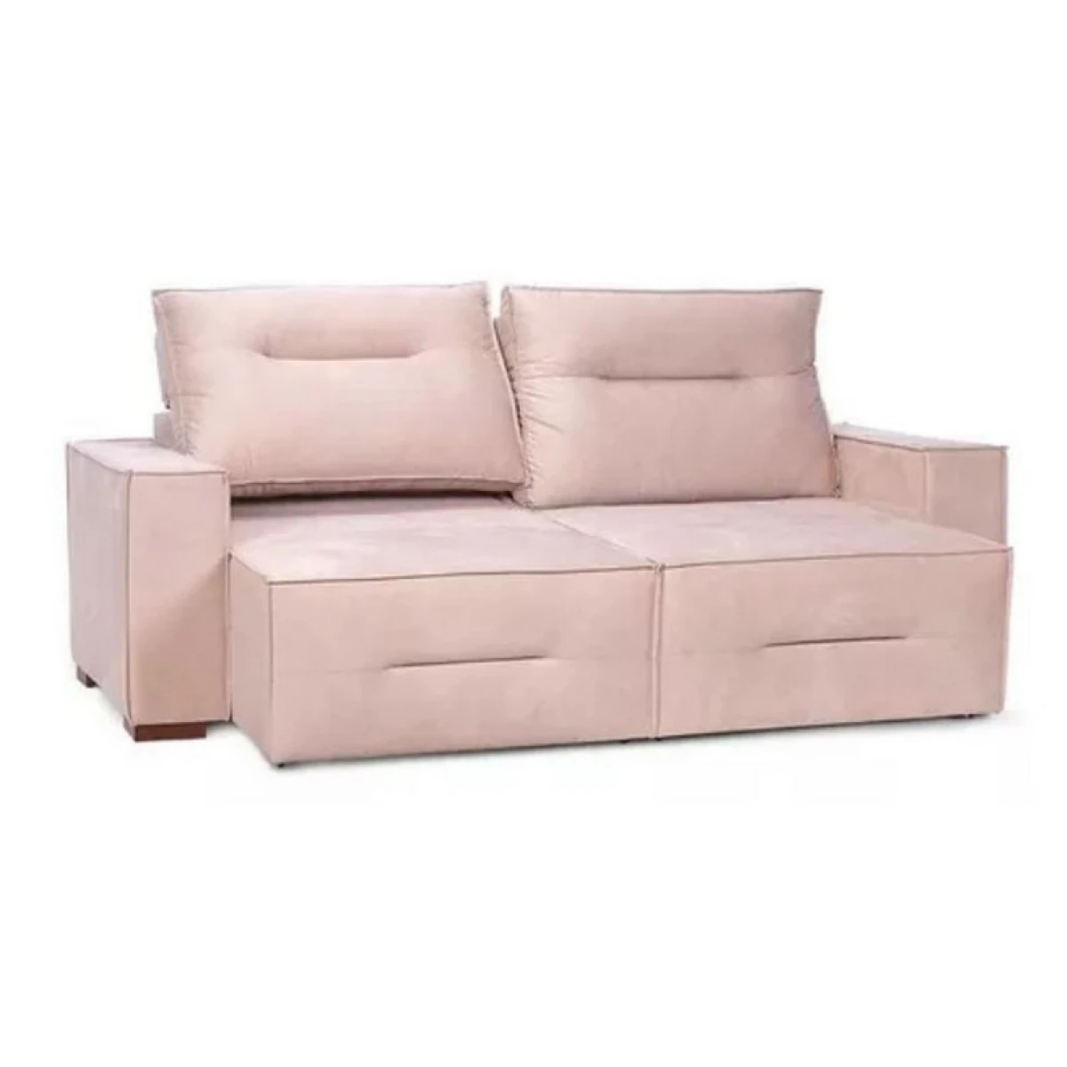 SOFA RETRACTIL LINHARES RUSTICO BEIGE 