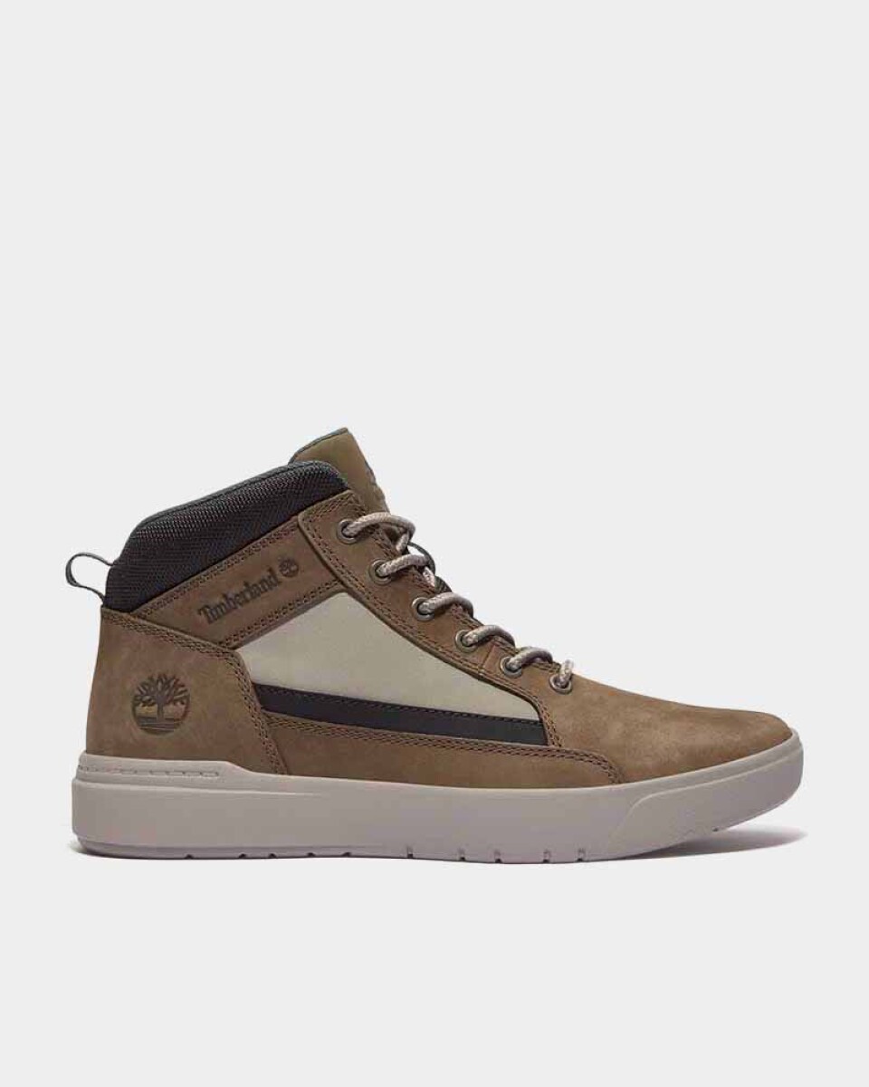 Zapatillas Allston Mid Hombre - Dark Brown Nubuck 