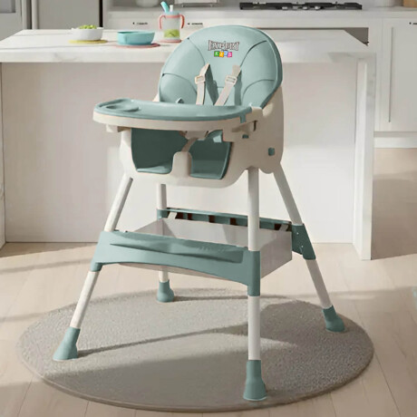 Silla De Comer Para Bebé Multiuso 2en1 Sillita Niños Verde