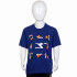 Diadora Junior Boy.T-SHIRT SS TWISTER Azul