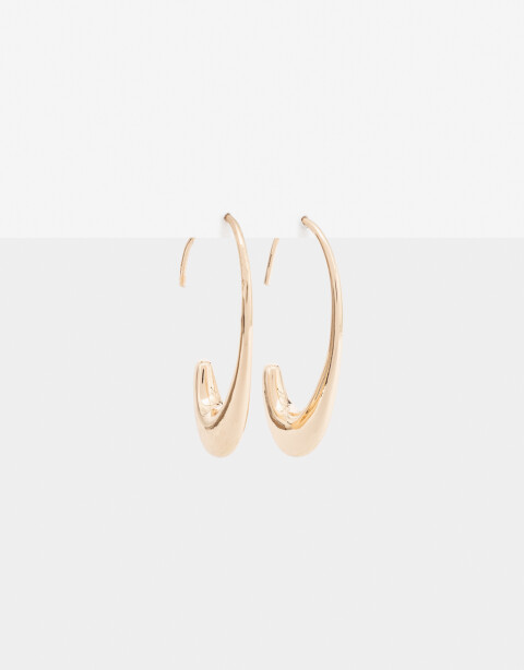 Aros Argollas Metal Argollas De Metal - Dorado