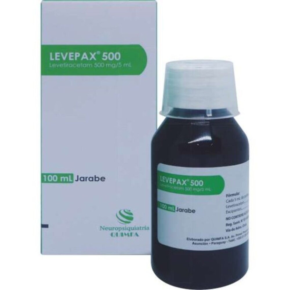 LEVEPAX 500 MG JARABE X 100 ML. única