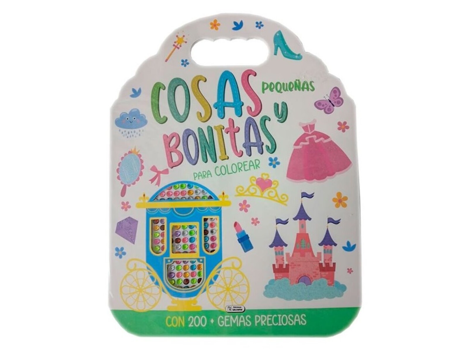 COSAS PEQUEÑAS Y BONITAS PARA COLOREAR 200 GEMAS PRECIOSAS 