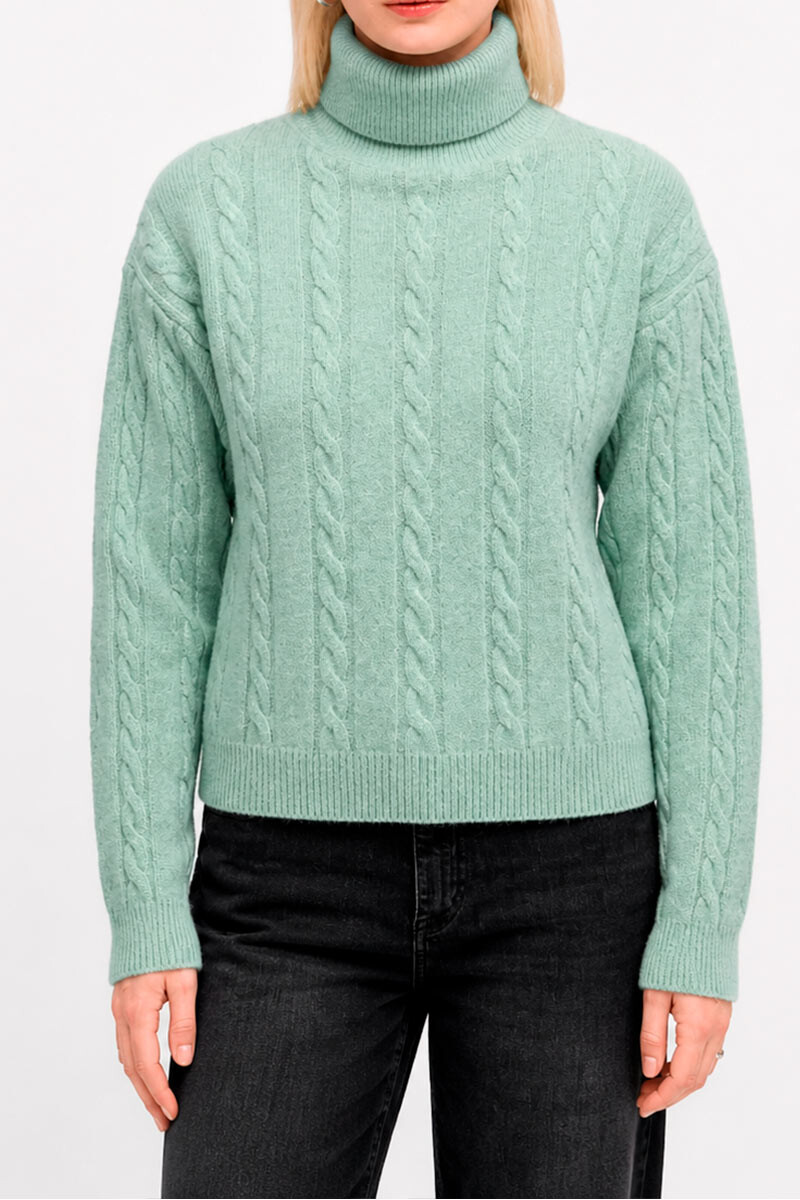 Polera trenza - Verde 