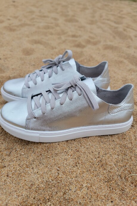 Zapatilla Aline Plata