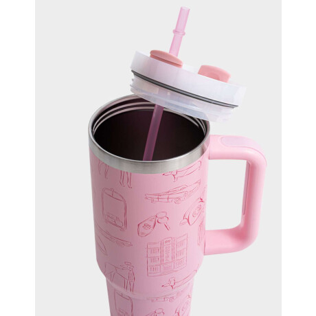 Vaso Alto Térmico Fucsia Claro