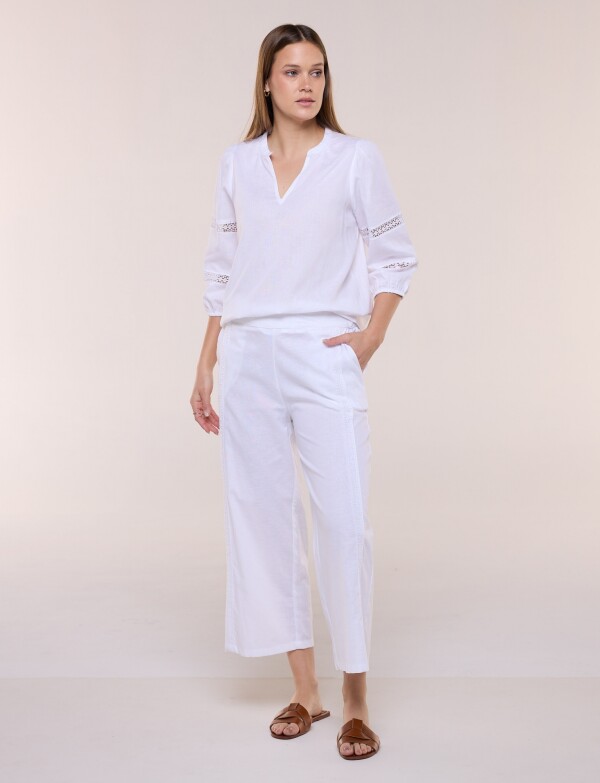 Panalon Crop Lino BLANCO