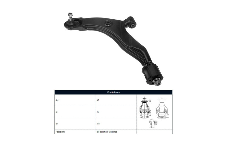 Parilla De Suspension Del Hyundai Accent, Jac J3 A137 94-25 Izq Parilla De Suspension Del Hyundai Accent, Jac J3 A137 94-25 Izq