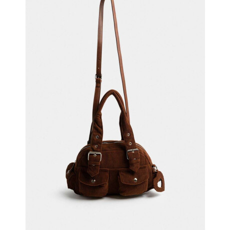 Cartera Cartera Bowling Multipocket Chocolate Marron Chocolate