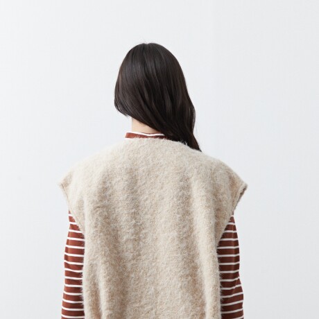 CHALECO MAGLIA Beige