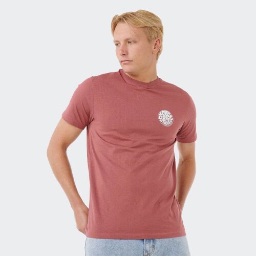 Remera Rip Curl MC Rip Curl Wettie Icon Rojo