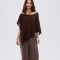 Poncho Frial Chocolate