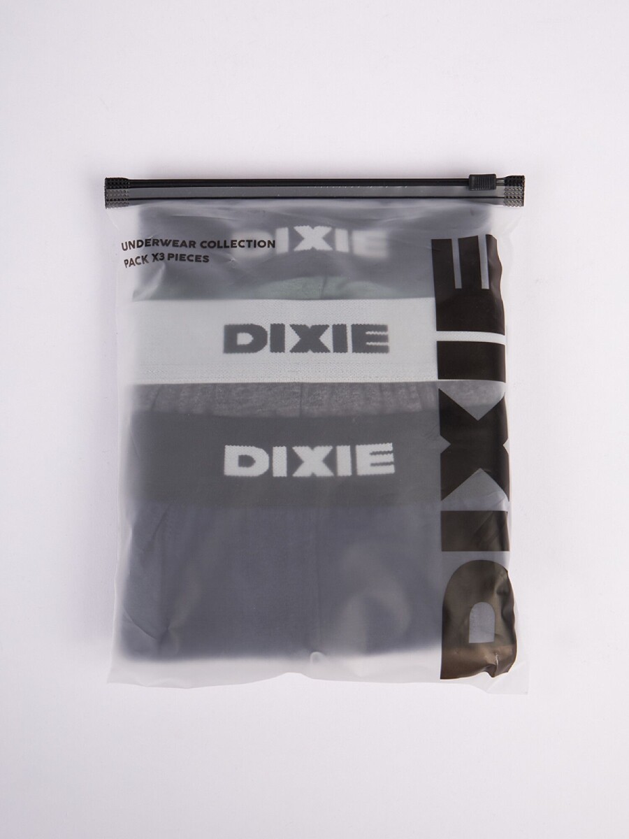 Boxer DIXIE (pack x3) Surtidos - Logo Chico 