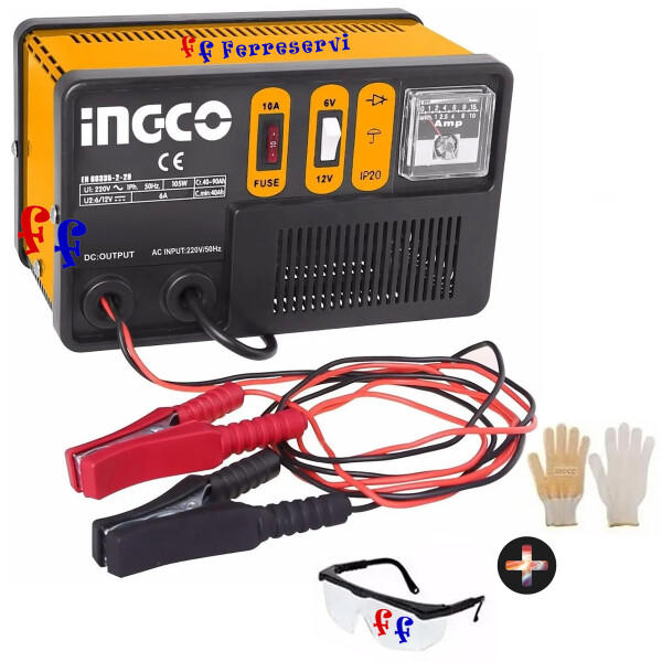 KIT CARGADOR BATERIAS 6/12VOLT INGCO ING-CB1501 KIT CARGADOR BATERIAS 6/12VOLT INGCO ING-CB1501