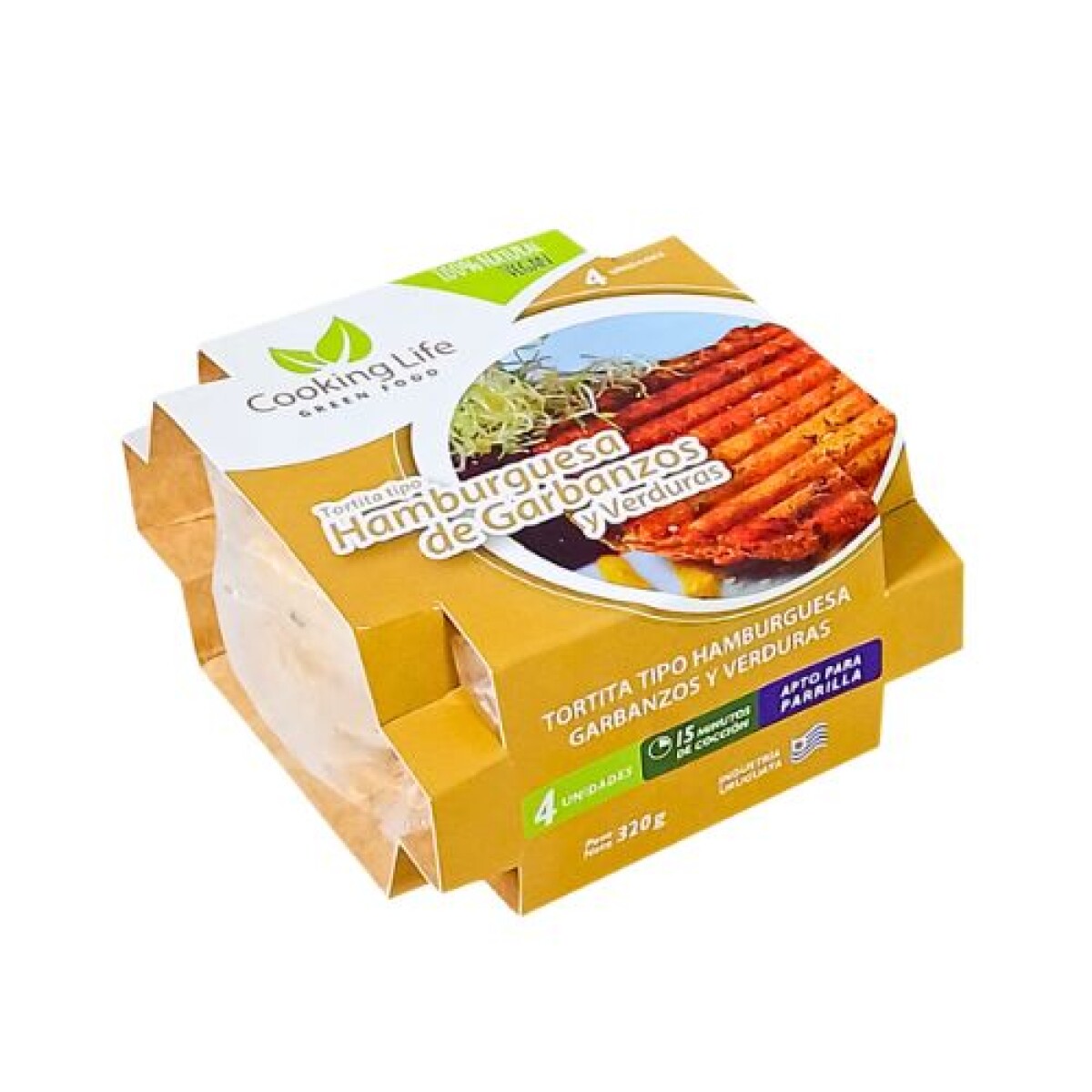 Hamburguesa de Garbanzo Burgylife - 4 ud. - 320 g 
