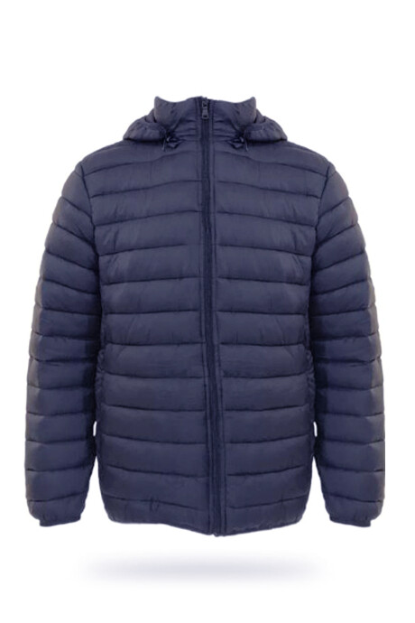 Campera Inf capitoneada Azul Marino