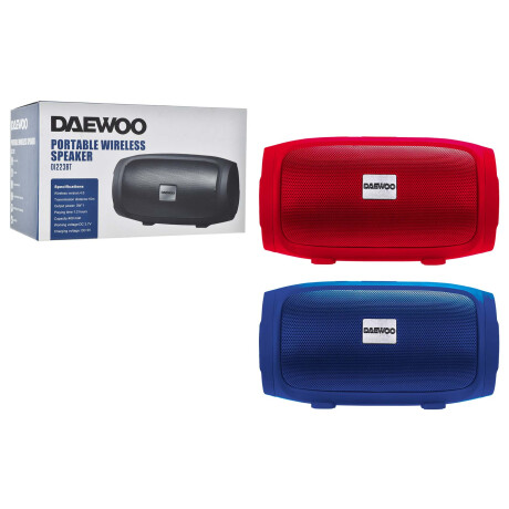 PARLANTE DAEWOO PORTATIL C/BLUETOOTH 3W DIF COLORES PARLANTE DAEWOO PORTATIL C/BLUETOOTH 3W DIF COLORES