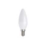 Lámpara LED vela opal E14 2,5W 270Lm luz cálida ILU04583