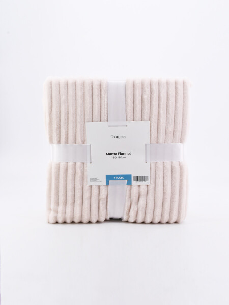 FLANNEL CANALE 1 PLAZA BEIGE