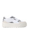 Championes de Mujer Puma Blanco - Negro - Gris