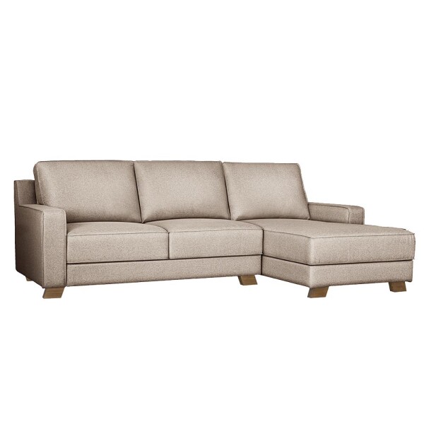 SOFA 3 CUERPOS DIVANNO CON CHAISE IZQUIERDO BEIGE Sofa 3 Cuerpos Divanno Con Chaise Izquierdo Beige