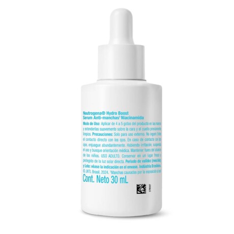 Sérum Neutrogena Hydro Boost Niacinamida Antimanchas 30ml Sérum Neutrogena Hydro Boost Niacinamida Antimanchas 30ml