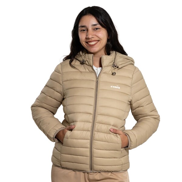 Campera Diadora Mujer Beige