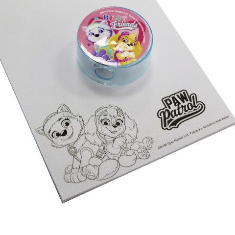 Set x 5 Útiles Escolares con Libreta Paw Patrol ROSA