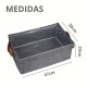 Organizador Ropa Con Tapa Caja Almacenamiento Plegable Gris Oscuro Organizador Ropa Con Tapa Caja Almacenamiento Plegable Gris Oscuro