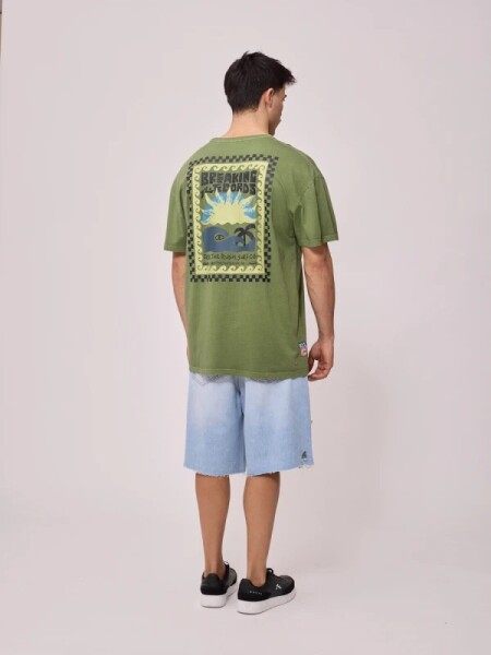 T-SHIRT RUSTY LASON VERDE