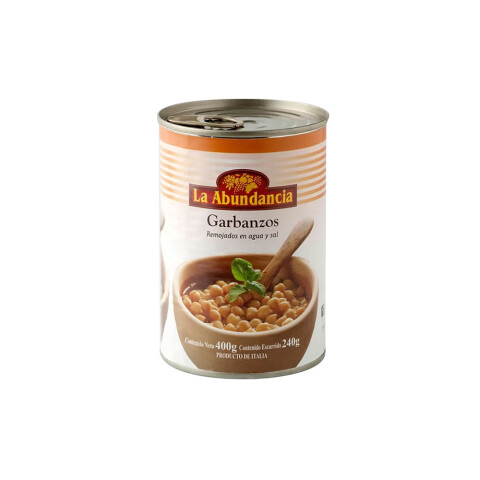 Garbanzos en lata 400g La Abundancia Garbanzos En Lata 400g Abundan