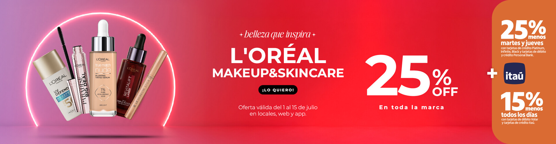 LOREAL PARIS 25%OFF
