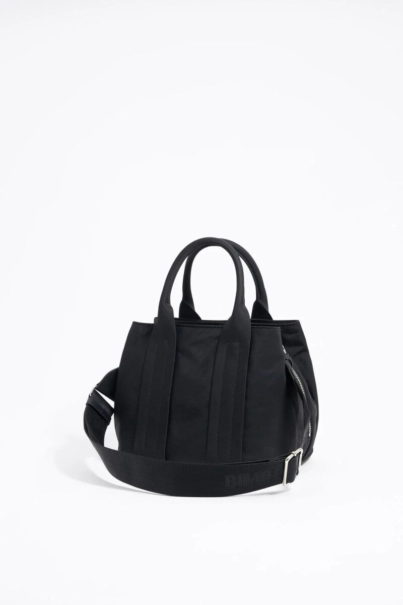BOLSO DE MANO MEDIANO NYLON Negro