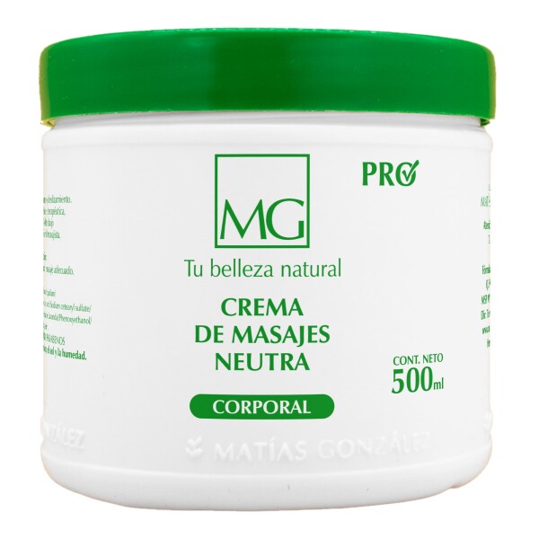 Crema de Masajes Neutra (500cc) Crema de Masajes Neutra (500cc)