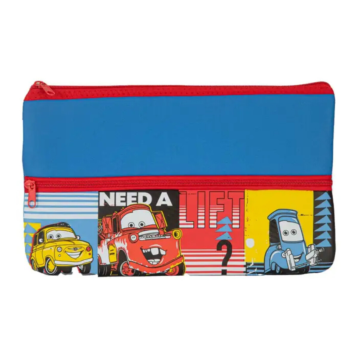 Cartuchera Sobre Doble cierre - Cars 