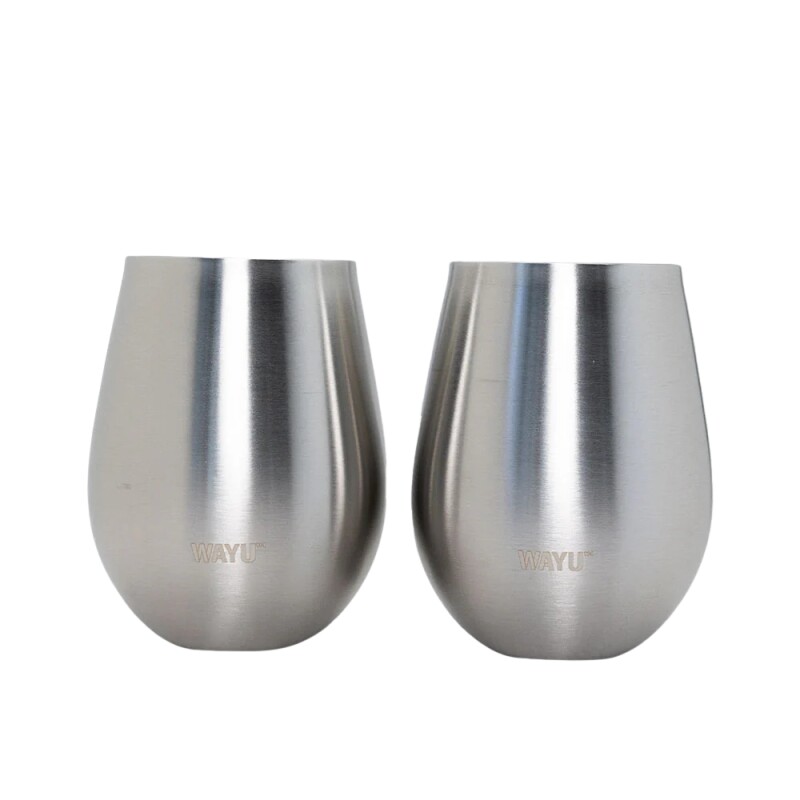 Wayu Set 2 Vasos Coctel Metalico Wayu Set 2 Vasos Coctel Metalico