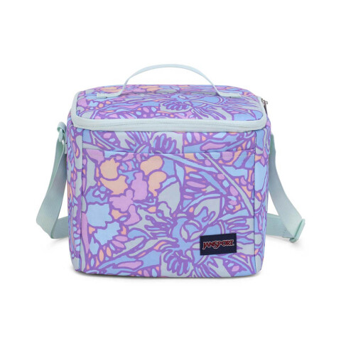 Lonchera Térmica Super Snack Fluid Floral Pastel Lilac