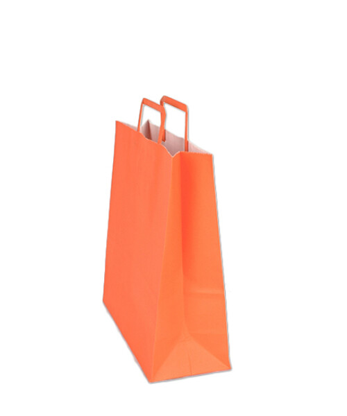 BOLSA LISA ACUARIO 30X12X32 cm NARANJA