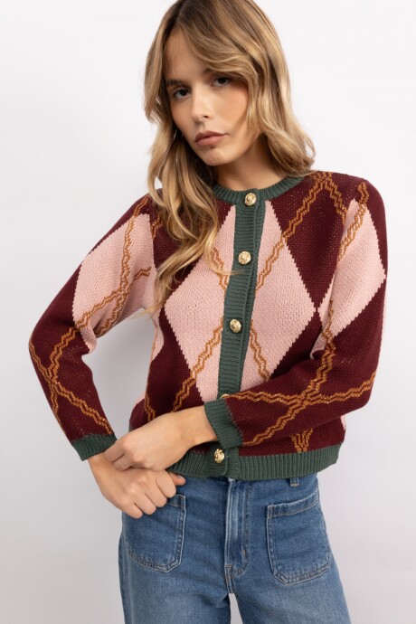 Cardigan Margot Rosa