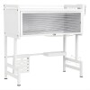 Escurridor de Vajilla Rack Lumax con Puerta 65x30x78cm Blanco