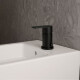 GRIFERIA BIDET CON TRANSFERENCIA EN NEGRO MATE - SERIE SALEMI NEGRO