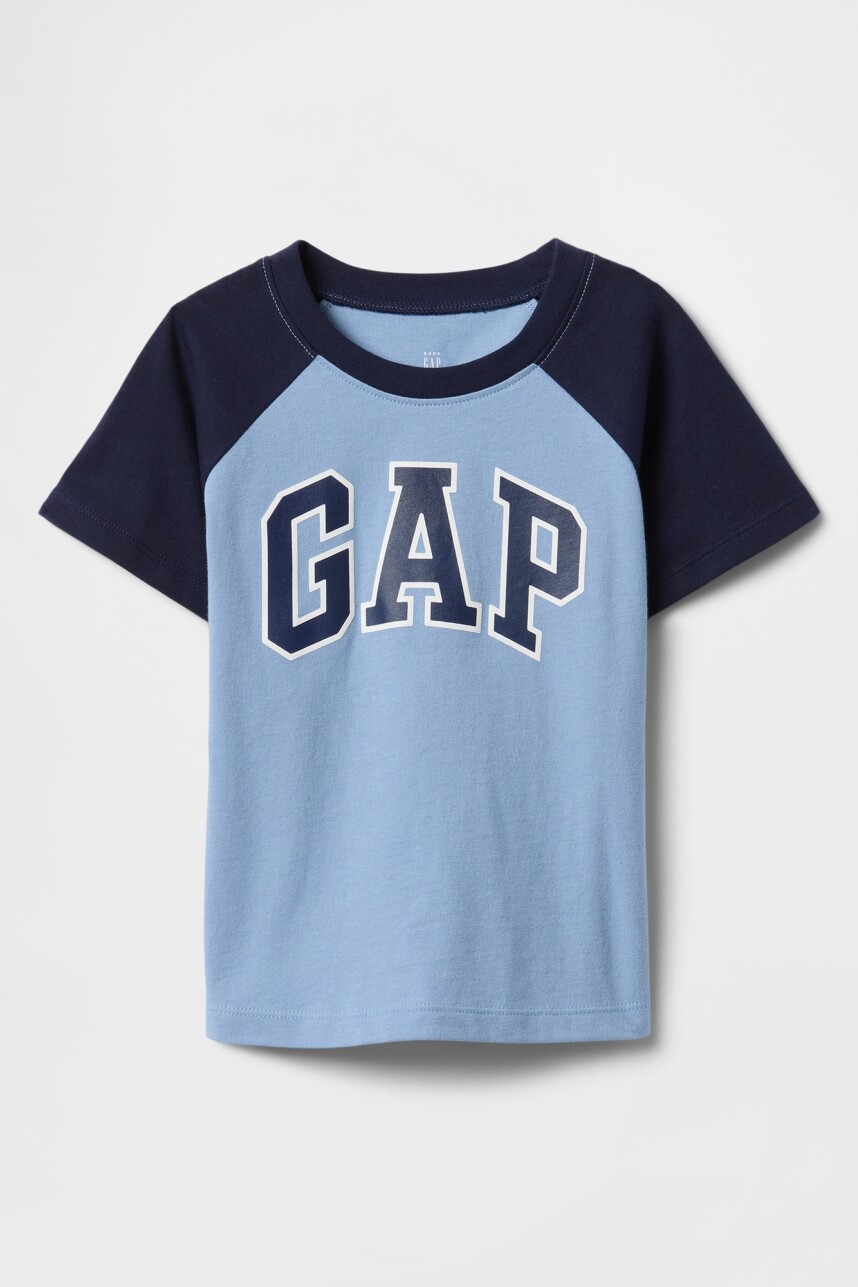 Remera Logo Gap Toddler Niño Blue Suede