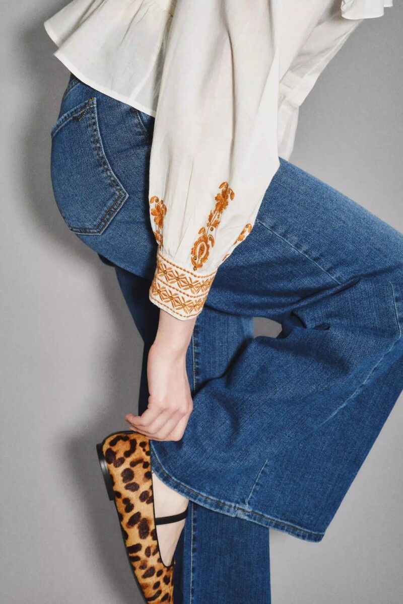Jean Oxford Mid Blue Azul